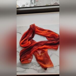 Daniel Hechter Paris Ombre Sheer Silk Long Scarf
